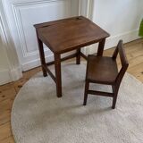 School desk and chair from the 1940s/50s.