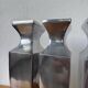 Set 4 vases en fonte d’aluminium