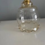 Vintage amber glass chandelier