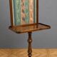 Reading table in walnut with fabric screen – Napoleonic III period