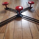 Vintage star wall coat rack