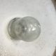 Industrial Factory Pendant Lamp with Frosted Glass Cover, 1970s