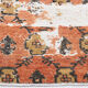 Geometric pattern turkish runner rug 350x85cm