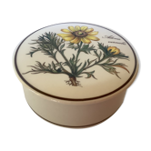 Boîte fleurs jaunes Villeroy et Boch