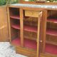 Art deco oak and marble sideboard