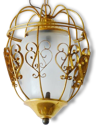 Adorable Lantern lamp gilded cage 1950 vintage 50s rockabilly 50's lantern