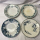 Ensemble de 4 assiettes creuses anciennes
