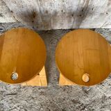 Pair of Folding Stools SUZY Design Adrian Reed Style Roger Tallon Bo