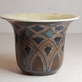 Coupe "Dakar" Camille Tharaud porcelain Limoges