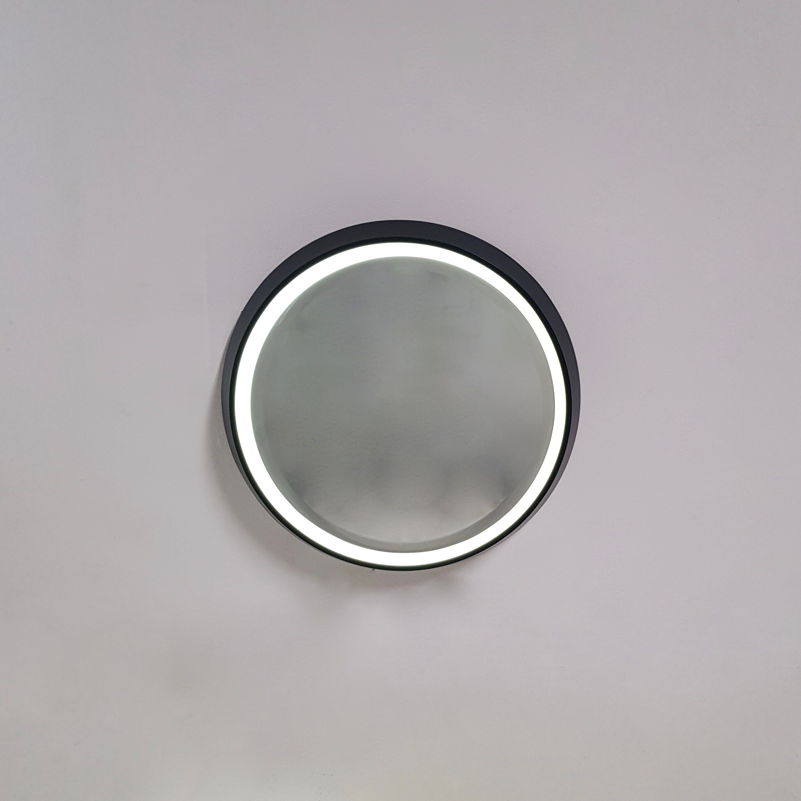 Bright round mirror Luciano Busnelli vintage fiberglass - 1970