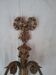 Double bronze wall light