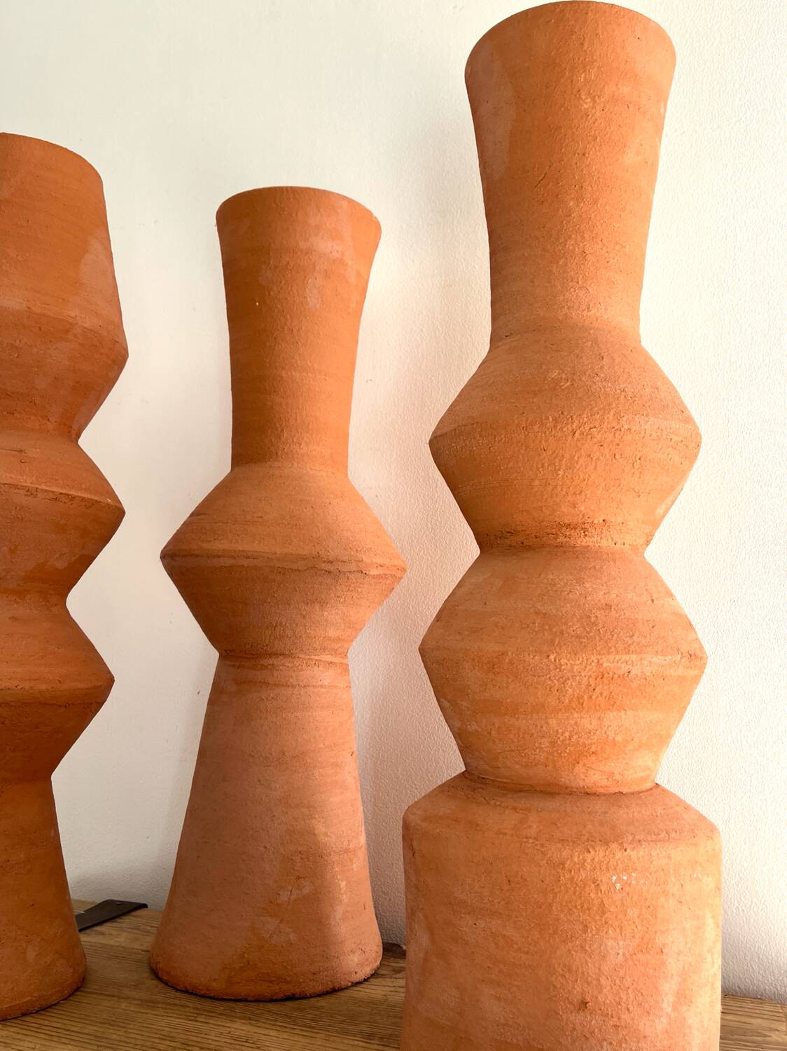 Clay pottery in fired clay