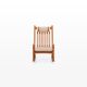 Fauteuil à bascule conçu par Hans Olsen pour Juul Kristensen, Danemark, années 1960