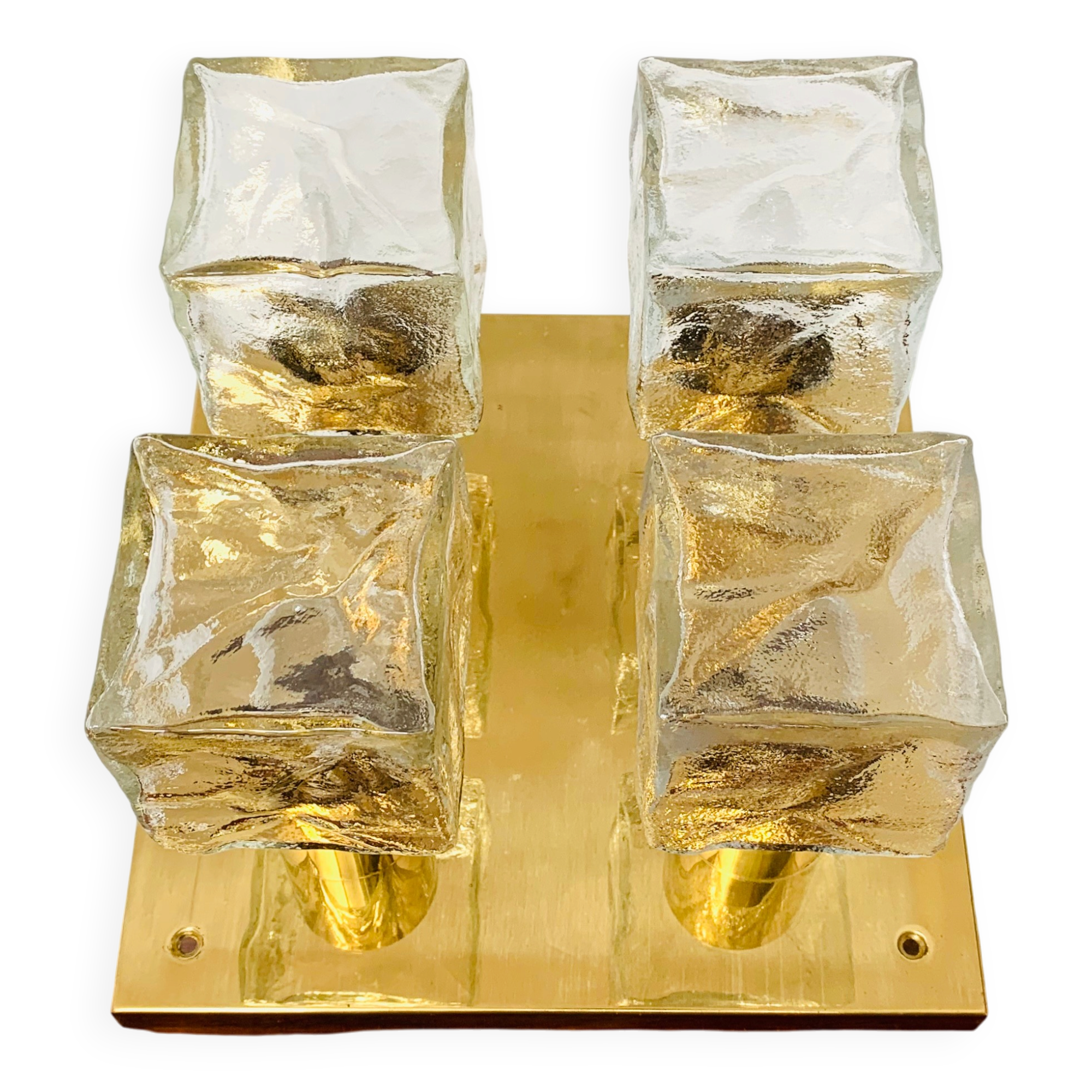 Ice Cube Flush Light by J.T. Kalmar for Franken KG