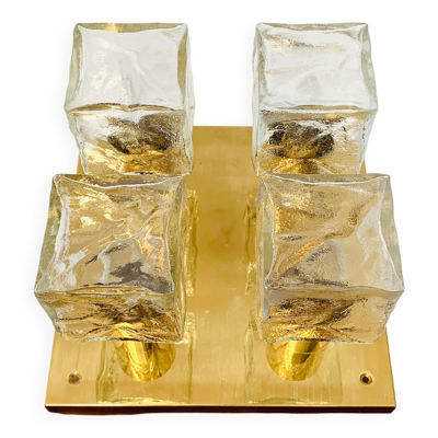 Plafonnier Ice Cube par J.T. Kalmar pour Franken KG