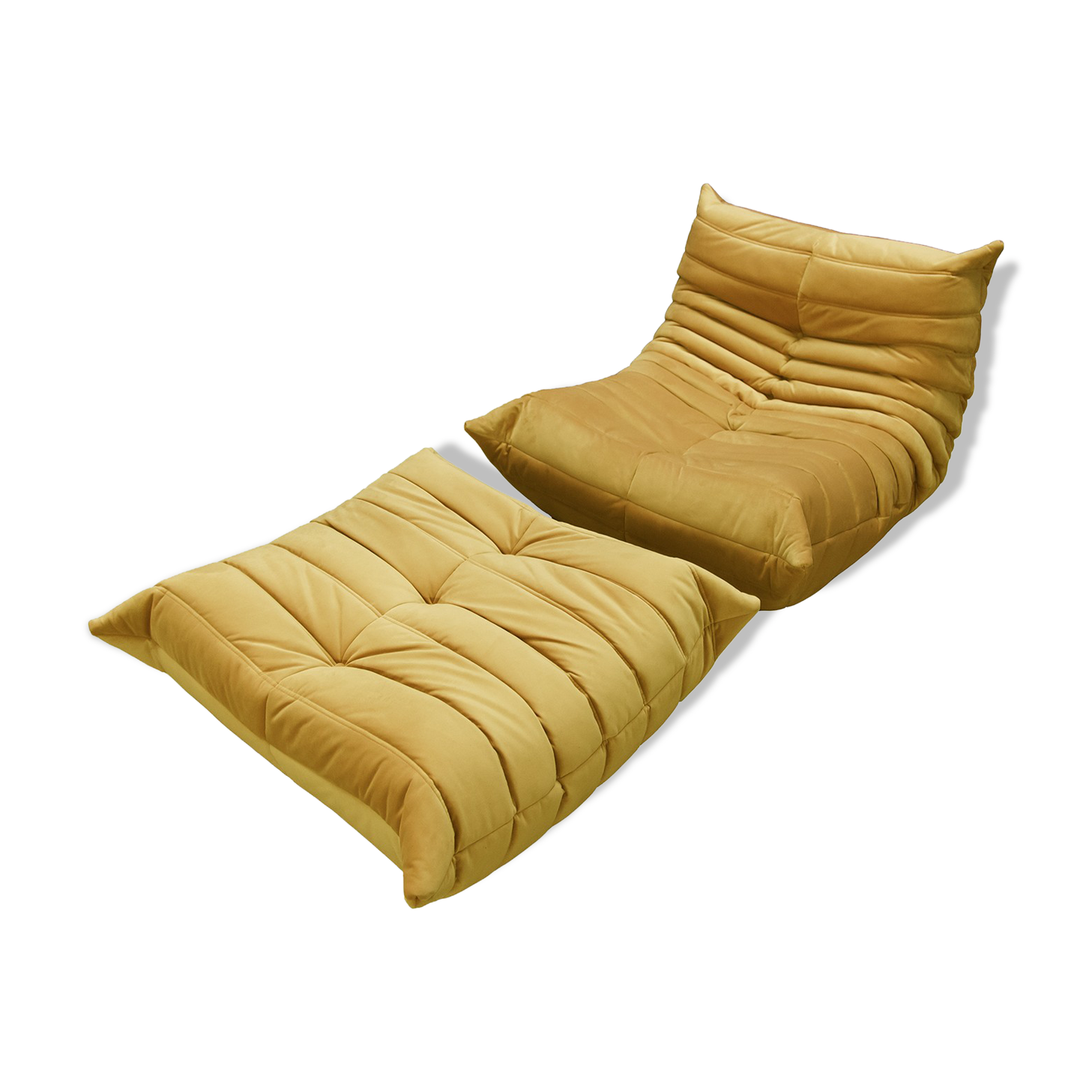 Togo armchair and footstool model designed by Michel Ducaroy 1973