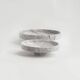 Silver travertine XL bowl