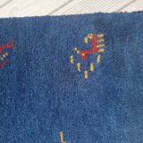 Berber carpet gabbeh handmade 100% wool 35x72cm