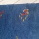 Berber carpet gabbeh handmade 100% wool 35x72cm
