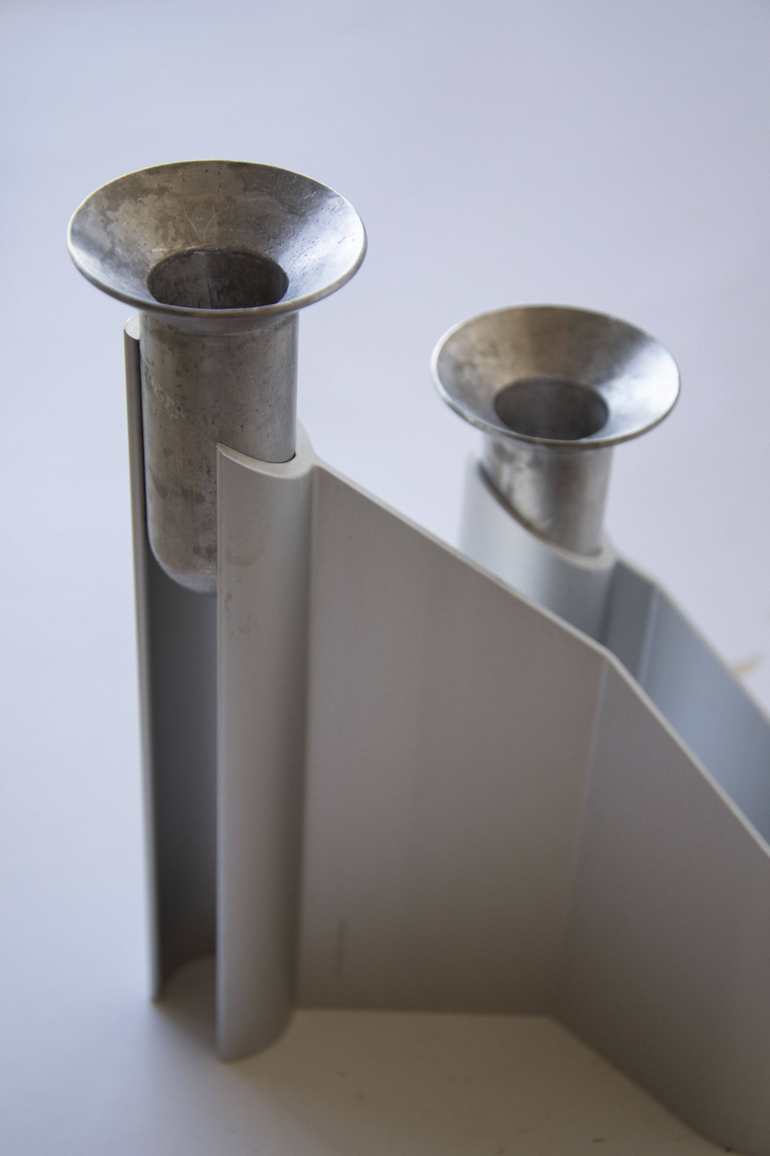 Chandelier double « Labyrinth » par Lene Munthe pour Georg Jensen, 1990s