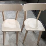 Series of 5 vintage chairs/antique bistro