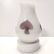 White Murano Glass Vase attr. to Dino Martens for Aureliano Toso