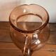 Bubble glass pitcher