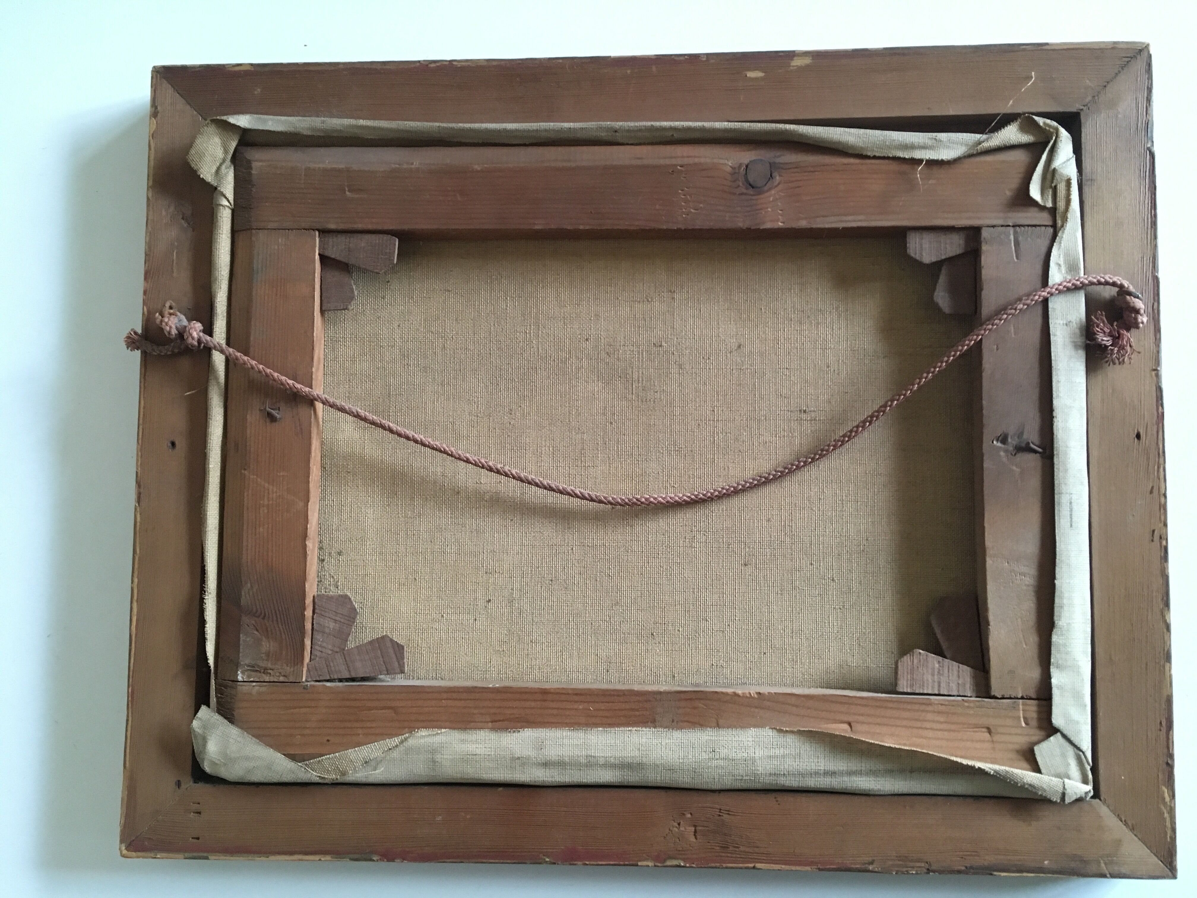 Oil on canvas flowers Flanders 1914