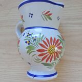 Pichet céramique HB Quimper, pot à lait, carafe, pichet vintage, en faïence française