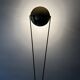 Large halogen floor lamp in polished brass, italy 1970