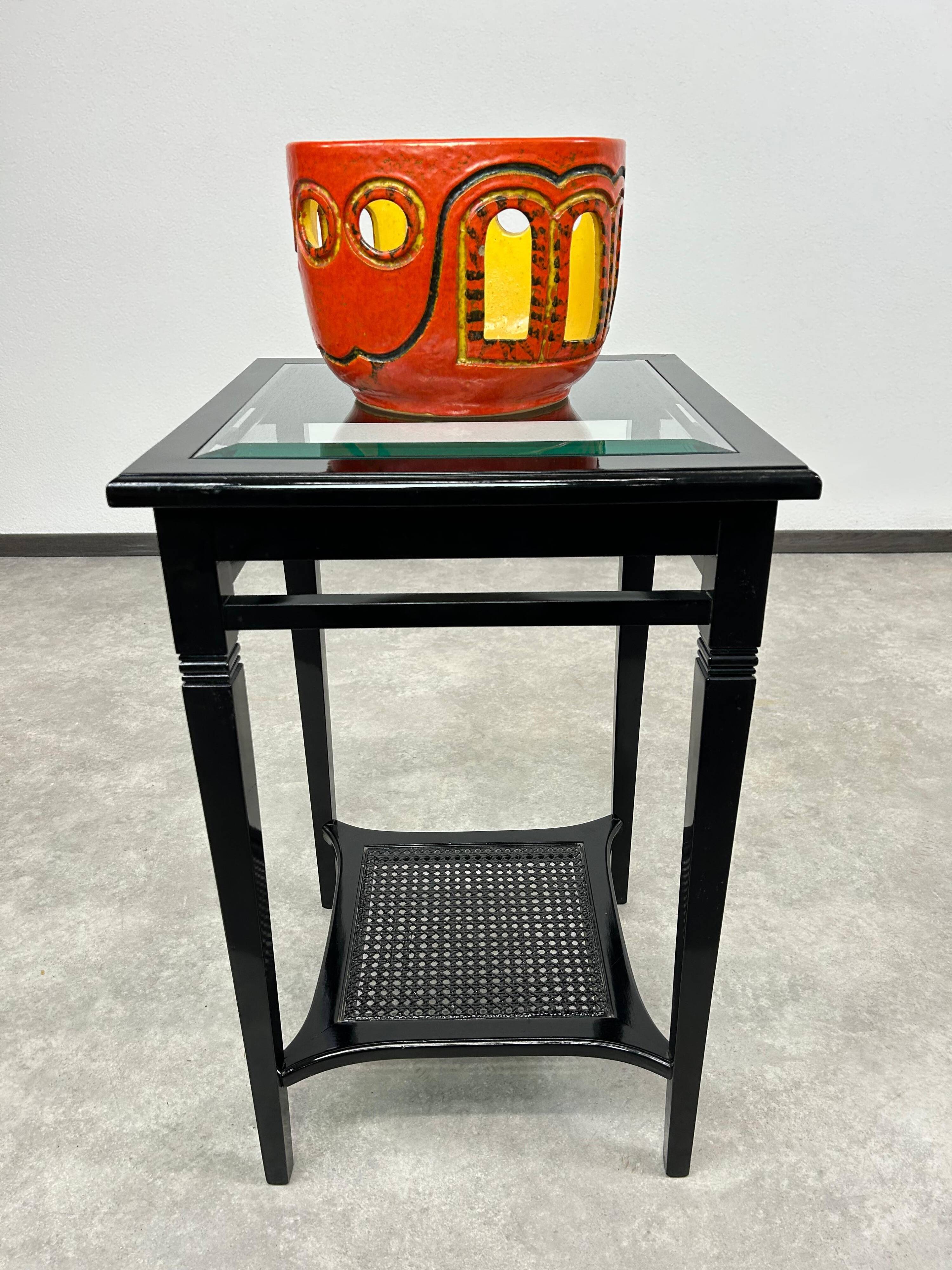 Black Art Nouveau side table