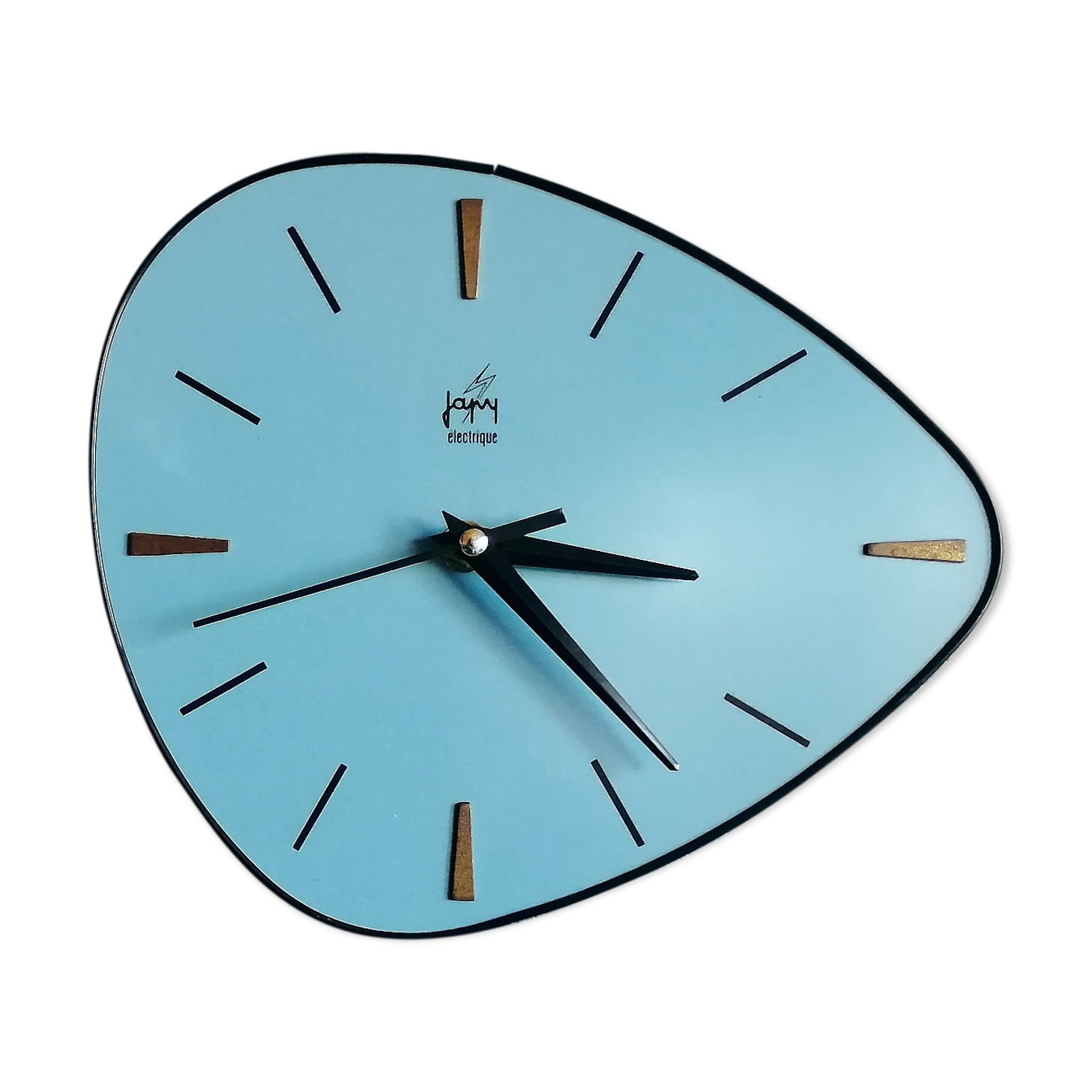 Vintage clock, "Japy Electric Blue" pendulum