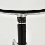 Black leather Soft Pad Chair by Charles & Ray Eames for ICF, 1970S