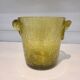 Vintage bubble-blown glass ice bucket by Biot.