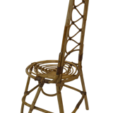 Chaise vintage en rotin Rohe Noordwolde