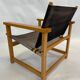 Vintage Safari Chair 1980s Hyllinge Møbler Denmark