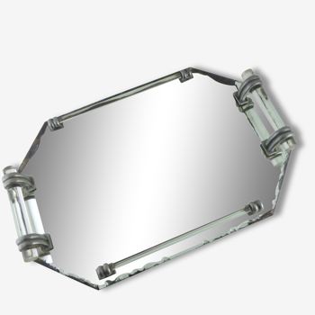 Plateau miroir biseauté - 1930-40