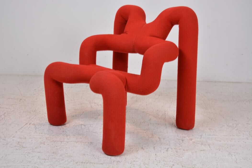 Armchair by Terje Ekstrom (Norway) Model "Extrem" designed in 1972