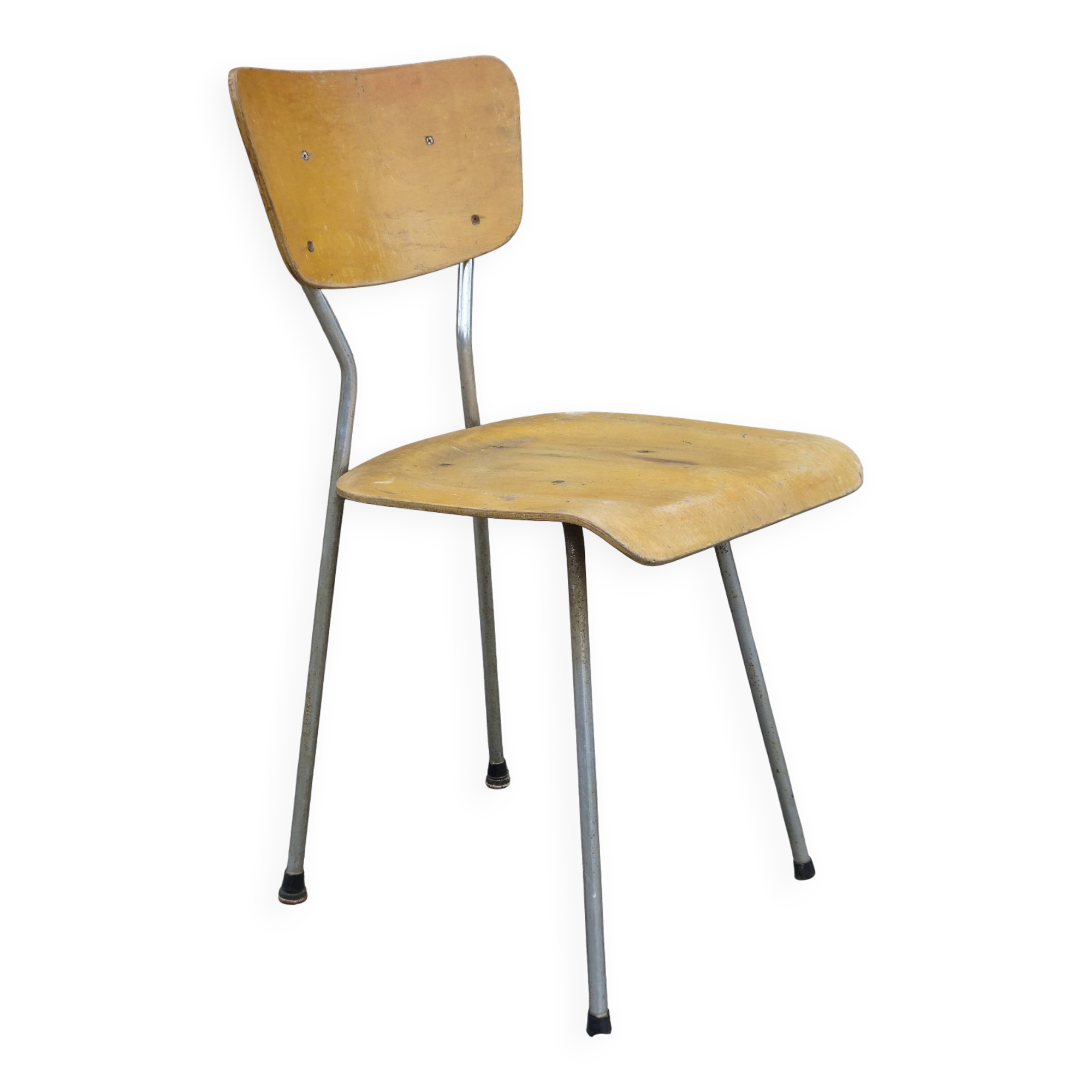 Chair by Bernard Durussel, model Partout, 1951