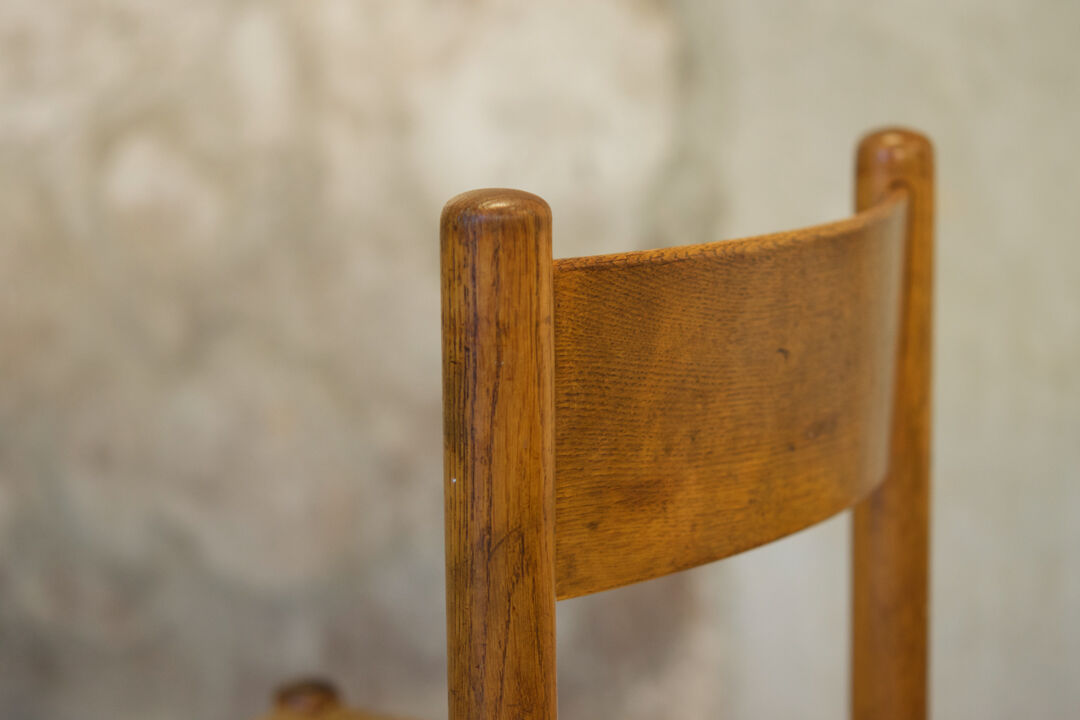 Series of four chairs and two armchairs Danish design 1960'