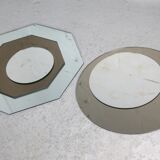 Pair of "kinetic" mirrors, France, circa 1970