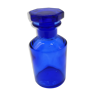 Old perfume bottle in cobalt blue glass