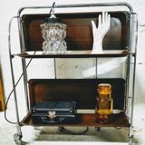 Vintage folding dessert on wheels