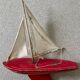 English basin sailboat Star'Yacht red, model SY2, 50s-60s