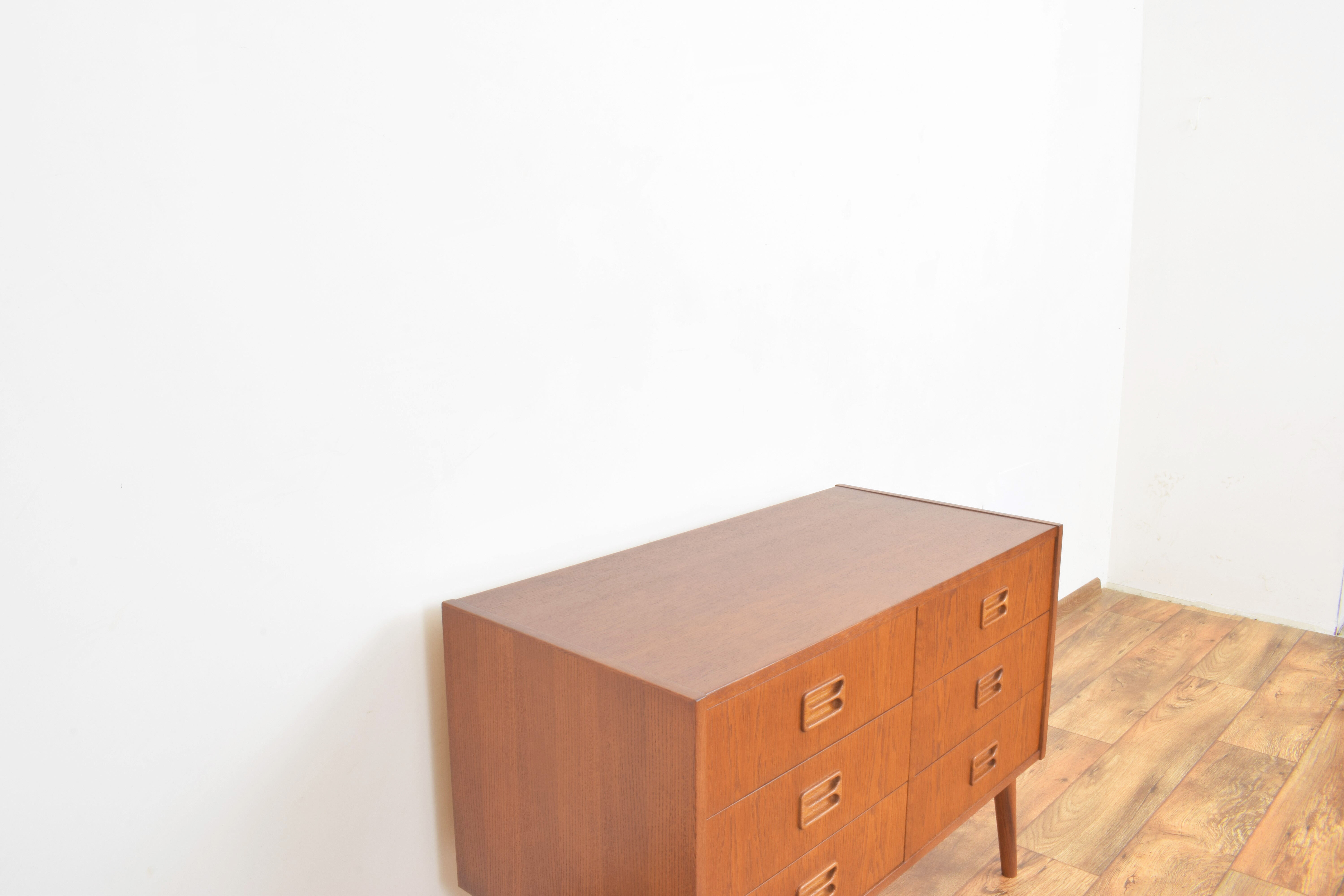 Mid-Century Danish Oak Chest of Drawers, 1960s.