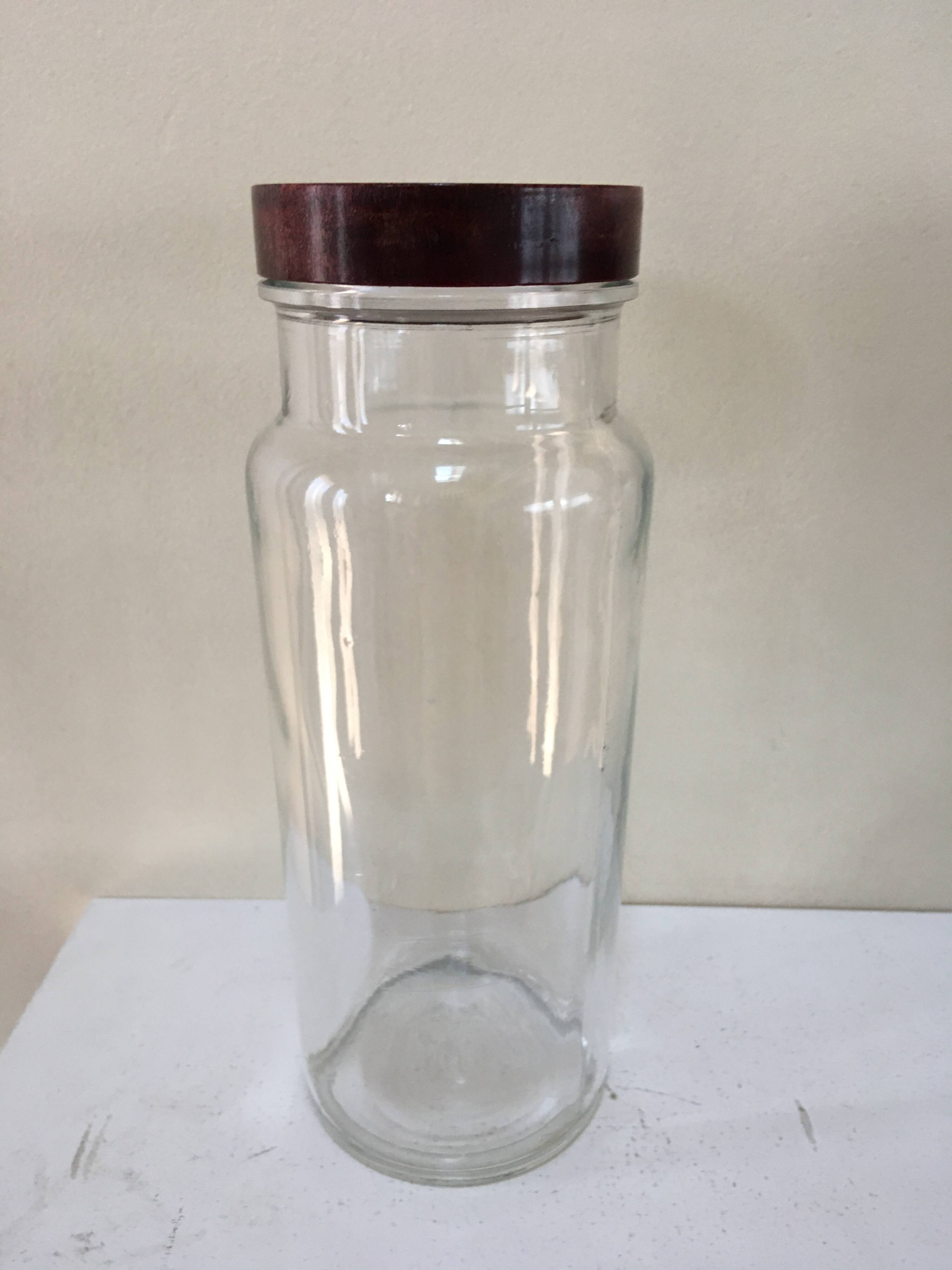Bakelite glass jar 1930