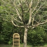 Vintage rattan cabinet