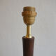 Wooden ceramic lamp stand, made in Italy, 1960