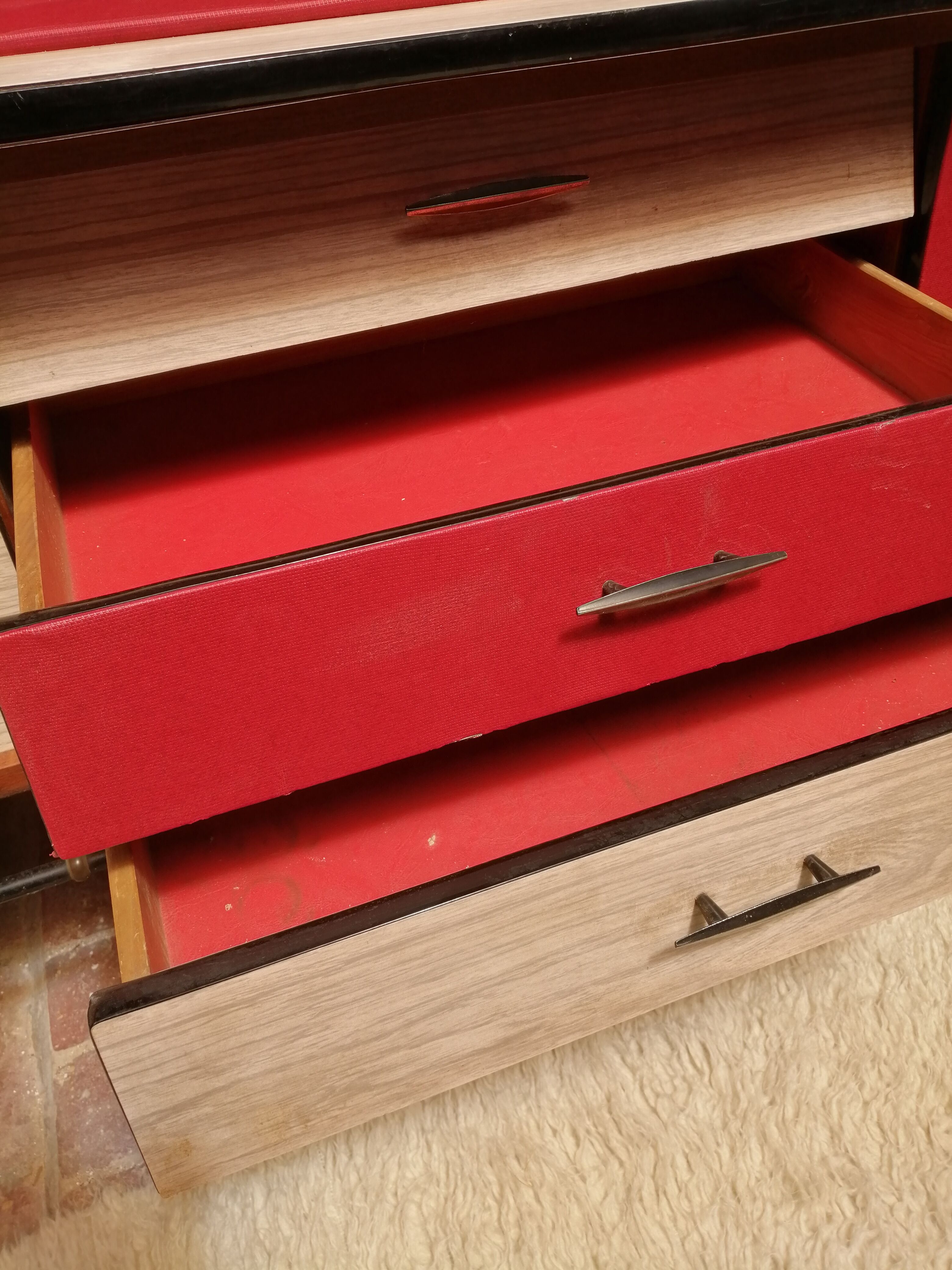 Danish bicolor sideboard 1950