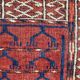 19th century Afghan Hatchlou tribal antique rug 131x140 cm